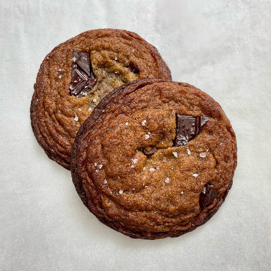 Brown Butter Rye Chocolate Chip Cookie