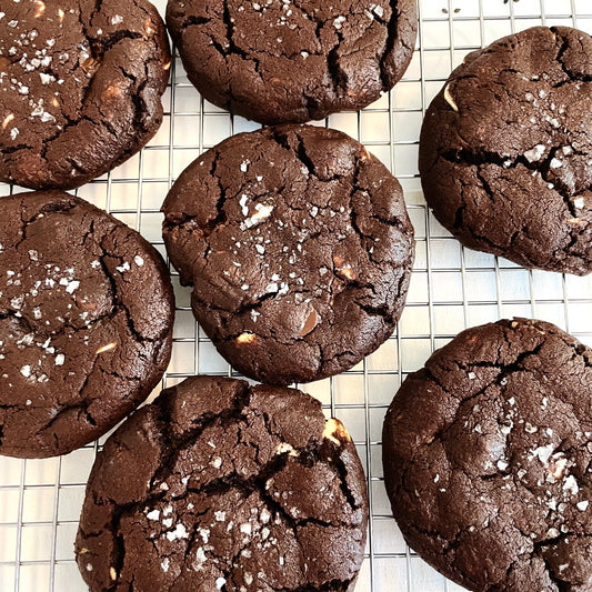 Triple Chocolate Sea Salt Cookie